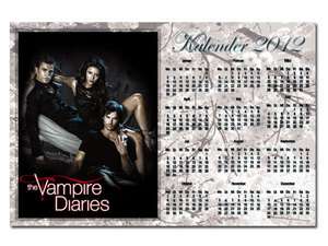 Vampire Diaries   Nina Dobrev, Paul Wesley, Ian Somerhalder   Kalender 
