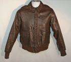   II A 2 Flight Jacket Dark Brown Leather Rough Wear W535AC18091  