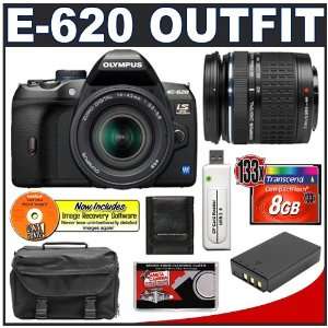  Olympus Evolt E 620 Digital SLR Camera with 14 42mm + 40 