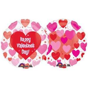  Happy Valentines Day Floating Hearts 26 Mylar Balloon Toys & Games