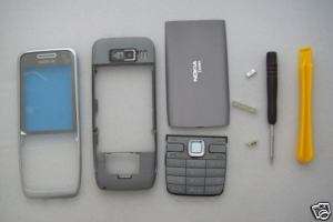 Grey Housing Faceplate Case Nokia E52 Keypad+tools  