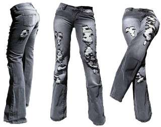 Fornarina AREA DENIM Rock Star Löcher Vintage Ripped Jeans 25 26 27 