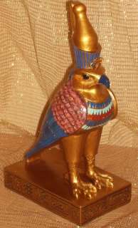 Horus FALKENGOTT Ägypten DEKO Figur Hieroglyphen Neu  