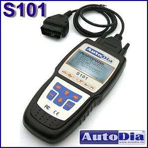 AutoDia S101 VW Audi Scanner OBD2 OBD II 2 CAN Diagnose 0609465796048 