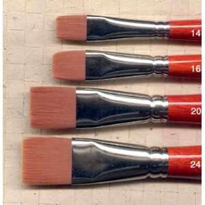   Cosmotop Spin Flat Watercolor Brush Size 20: Arts, Crafts & Sewing
