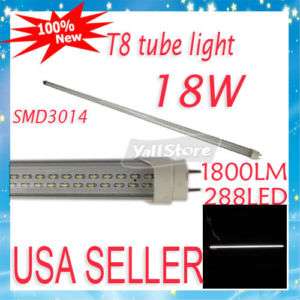 T8 SMD3014 18W White 288LED Light Fluorescent Tube  