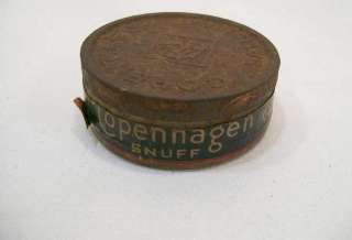 Copenhagen Snuff Round Chew Tobacco Container  