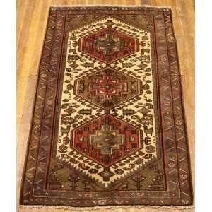    3x5 Hand Knotted Hamedan Persian Rug   55x34: Home & Kitchen