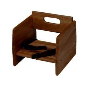  Tablecraft Walnut Finish Wood Booster Seat: Baby