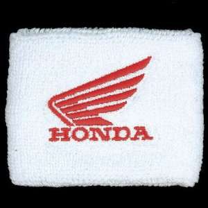  Honda Wing White/Red Brake Reservoir Sock Cover Fits CBR 
