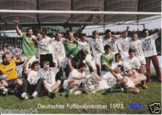 WERDER BREMEN + Deutscher Meister 1993 + BigCard #227  