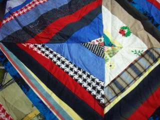 colorful string quilt top measures approximately 75x94 inches.