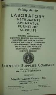 Laboratory Supply Catalog Braun Knecht Heimann Asbestos Scientific 