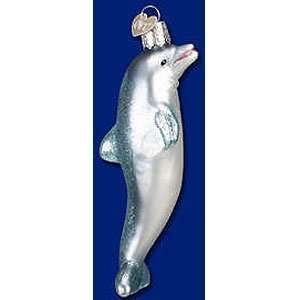  Old World Christmas Playful Dolphin Ornament: Home 
