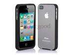 1x Bumper Frame Case + Clear Hard Back Cover +Dust Cap For iPhone 4 4S 