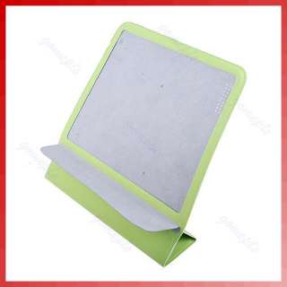   Magnetic PU Leather Smart Cover with Back Case Stand For Ipad 2 Green