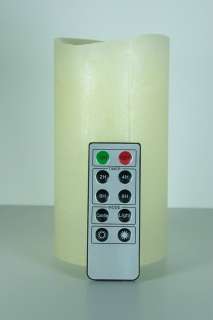 Multi Feature 3x6 Remote Control LED Wax Pillar Candle  