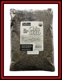 Nutiva Organic Chia Seeds 3 lb bag  