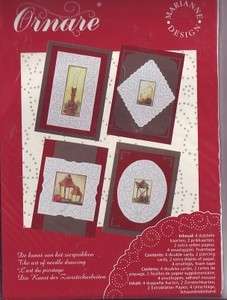 Ornare Paper Pricking Card Making Kit Christmas Wreath  