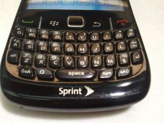 BlackBerry Curve 8530   Black (Sprint) Smartphone   CLEAN ESN 