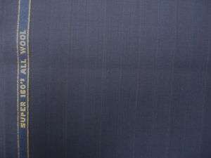 SUPER 160s WOOL WORSTED SUITING FABRIC (LENGTH 2.7 M)  