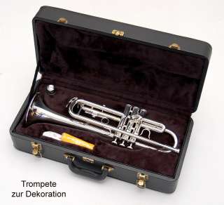 Kunst Leder Koffer Antik Design für Bb Trompete Trompetenkoffer 