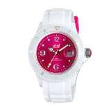 Ice Watch Ice White Sili Pink Unisex Armbanduhr Medium SI.WP.U.S.10