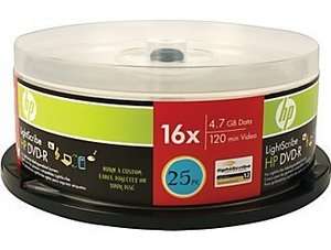 200 HP Lightscribe DVD R Blank DVD Discs v.1.2 New /FS  