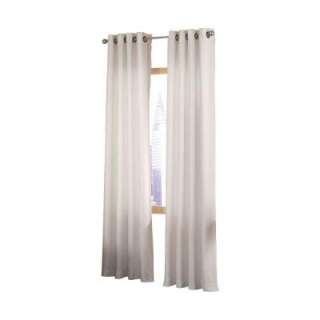 Curtainworks Cameron WhiteMicro suede Grommet Curtain DISCONTINUED