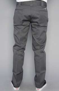 Dickies The Slim Straight Work Pants in Charcoal  Karmaloop 
