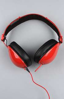 Skullcandy The Aviator Headphones with Mic in Red Black Wayfarer 