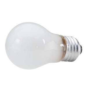   25 Watt A15 Frost Appliance Light Bulb (415331) from The Home Depot