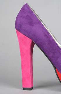 Sole Boutique The Luv Lee Shoe in Purple Combo  Karmaloop 