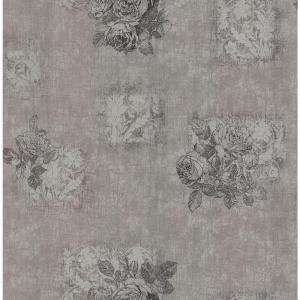   56 sq. ft. Distressed Rose Print Wallpaper 282 64039 at The Home Depot
