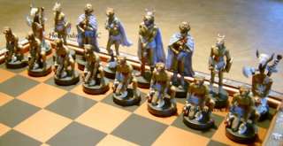 ANIMAL WARRIOR chess men set 4 1/4 KING  