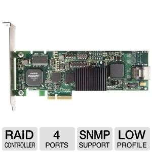 3ware 9650SE 4LPML SATA II PCI Express Hardware RAID Card   4 Port 