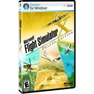Microsoft Flight Simulator X Deluxe   DVD Box Item#  M17 4150 