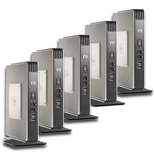 HP t5735 Thin Client GY231AT BFV (5 Pack) Workstation   AMD Sempron 