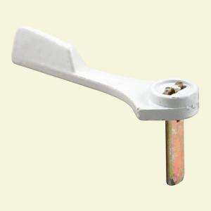 Prime Line Sliding Door Latch Lever, White E 2162 at The Home Depot 