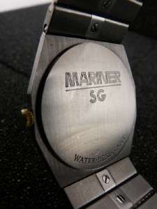 Concord Mariner SG Steel Gold Diamond Bezel/Dial Watch  