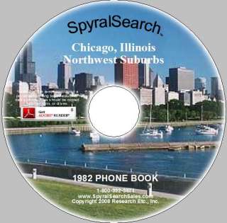 IL   Chicagos Northwest Suburbs 1982 Phone Book  