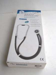 SPRAGUE STETHOSCOPE TRADITIONAL SERIES MODEL 122 BLUE W/ ACCESSORIES 