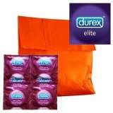 Durex Elite Kondome   Hauchdünne Kondome mit extra Gleitgel   24 