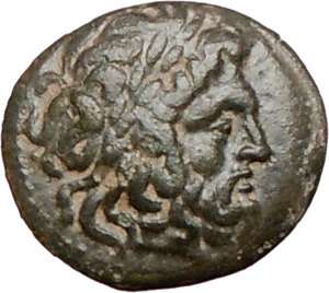   Sicily 254BC ZEUS & EAGLE Quality Genuine Authentic Ancient Greek Coin