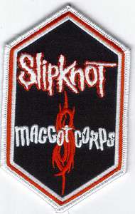 SLIPKNOT MAGGOT CORPS EMBROIDERED PATCH NEW   