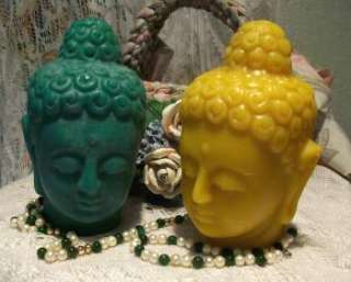 Silicone Large Buddha Head Candle Mold  