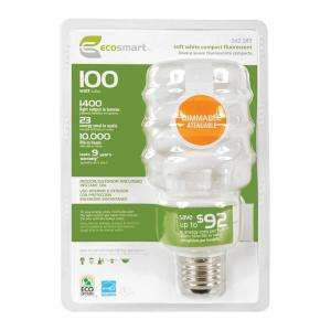 EcoSmart Light Bulbs (Soft White)     Model ES5M10123