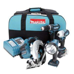 Makita LXT Lithium Ion 18 Volt 4 Tool Combo Kit LXT405 at The Home 