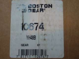 NEW Boston Gear Spur Gear YH48B, 6.25 OD #33843  