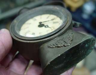 Sammeln & Seltenes alte Uhren / Kaminuh, aus Kupfer  